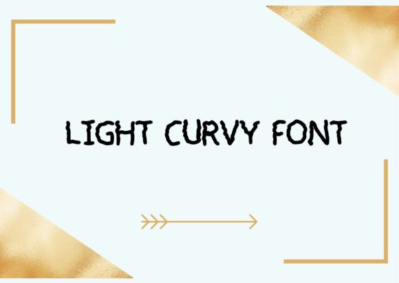 Light Curvy Font