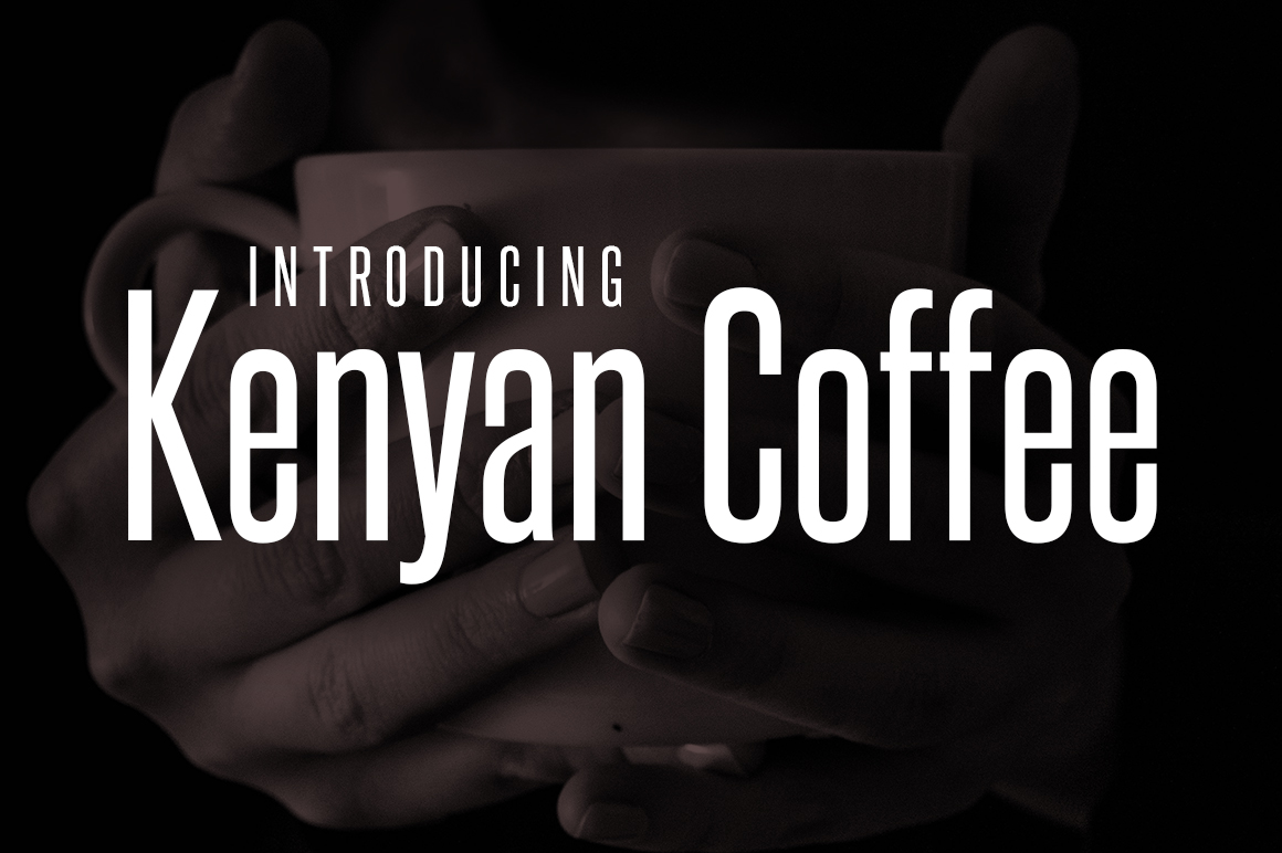 Kenyan Coffee Font