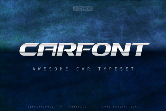 Car Font