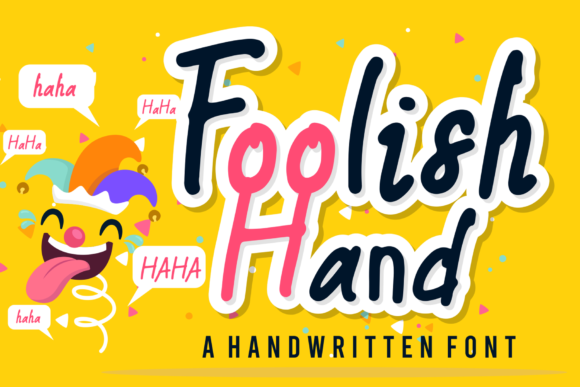 Foolish Hand Font