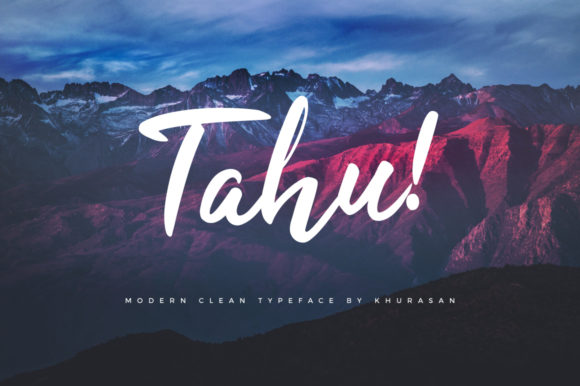 Tahu聽 Font