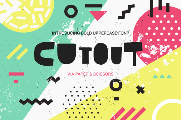 Cutout Font