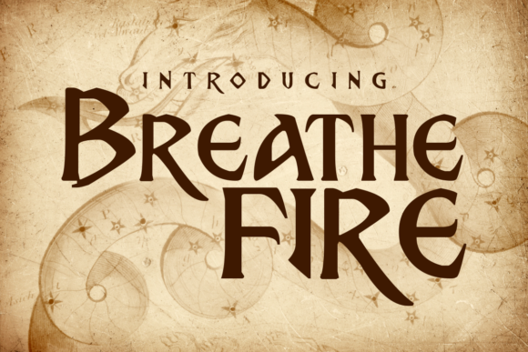 Breath Fire Font