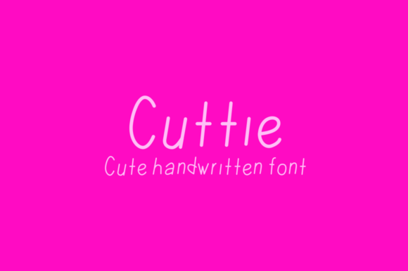 Cuttie Font