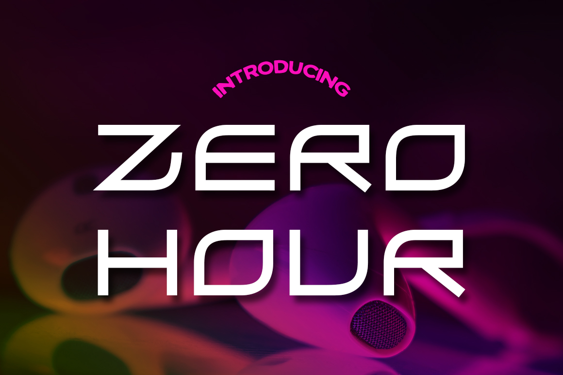 Zero Hour Font