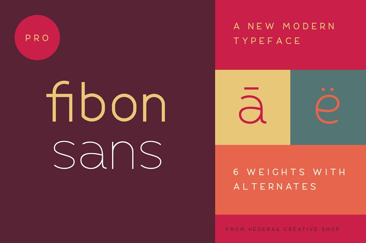 Fibon聽 Font