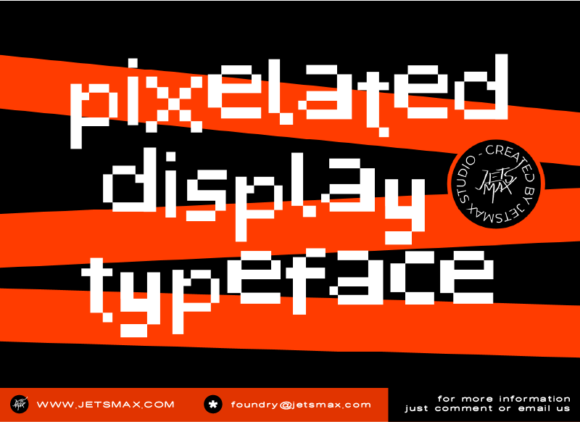Pixelated Font