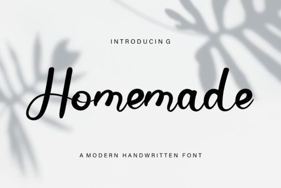 Homemade Font