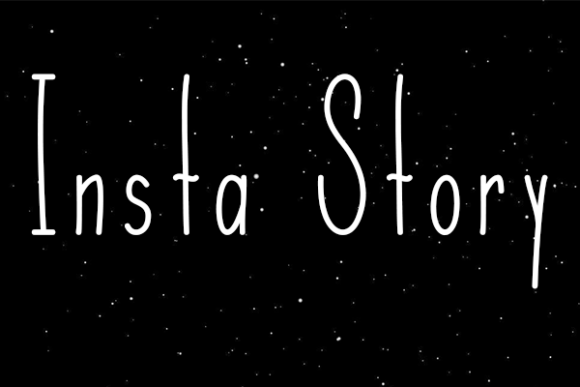 Insta Story Font