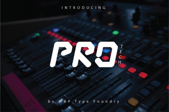 Pro Tech Font