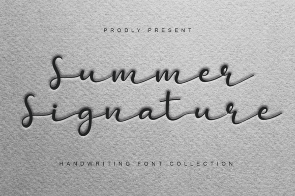 Summer Signature Font