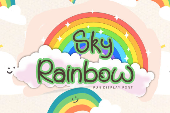 Sky Rainbow Font