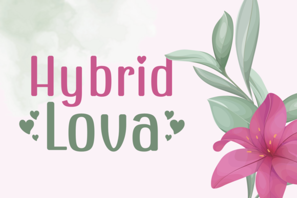 Hybrid Lova Font