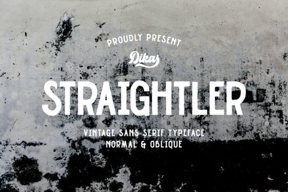 Straighler Font
