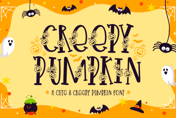 Creepy Pumpkin Font