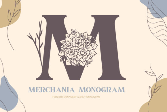 Merchania Monogram Font