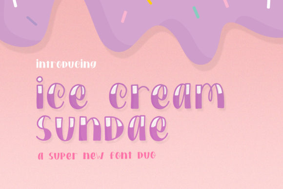 Ice Cream Sundae Font