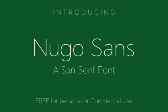 Nugo Sans Font