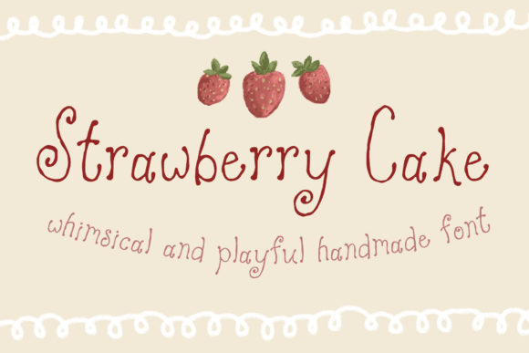 Strawberry Cake Font