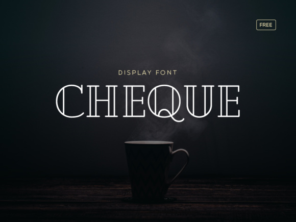 Cheque Font