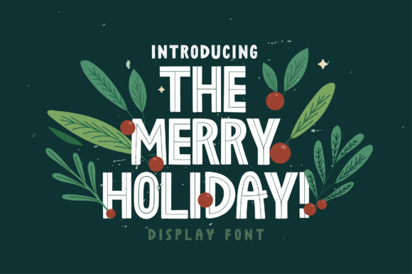 The Merry Holiday Font