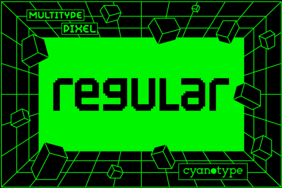 MultiType Pixel Font