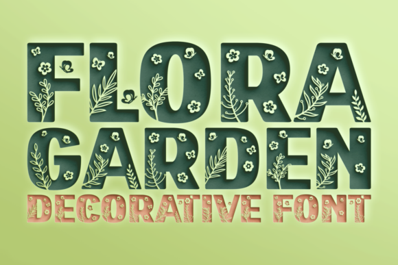 Flora Garden Font