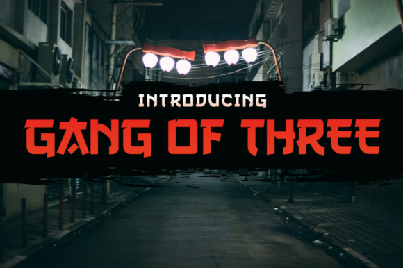 Gang of Three Font
