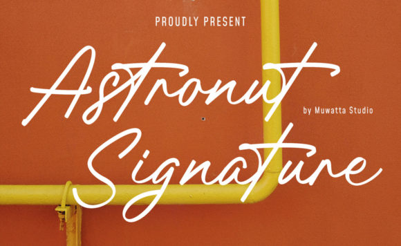 Astronut Signature Font