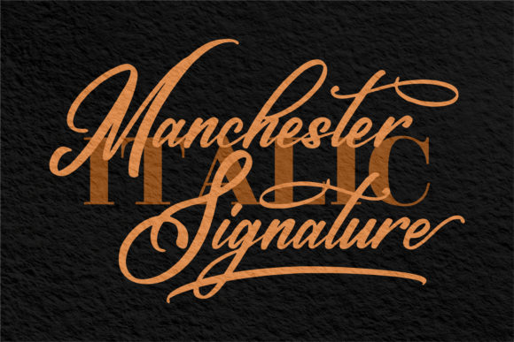 Manchester Signature Font