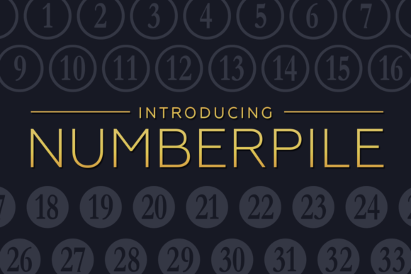 Numberpile Font