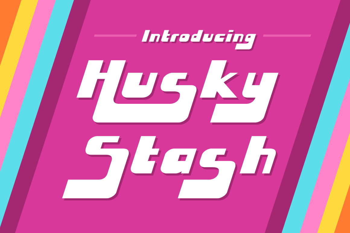 Husky Stash Font