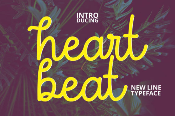 Heartbeat Font