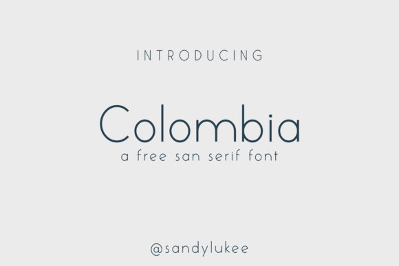 Colombia Font
