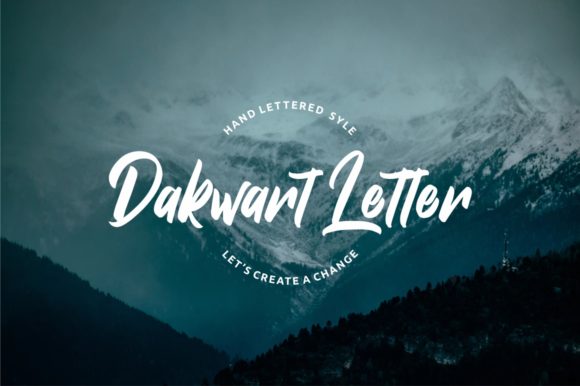 Dakwart Letter Font