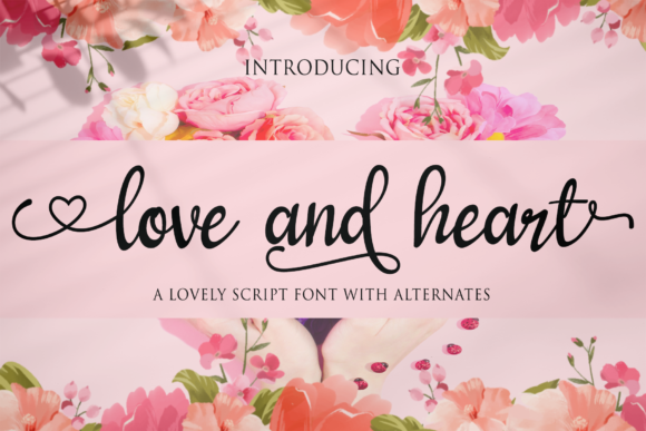 Love and Heart Font