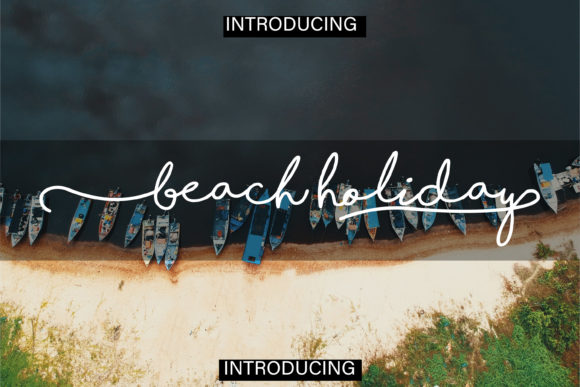 Beach Holiday Font