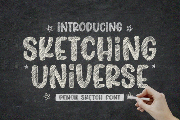 Sketching Universe Font