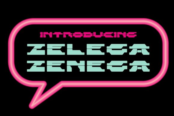 Zelega Zenega Font