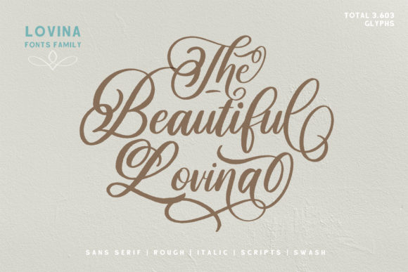 Lovina Family Font
