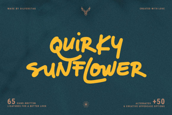 Quirky Sunflower Font