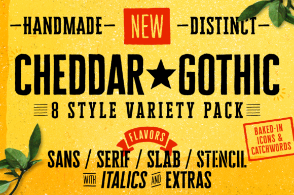 Cheddar Gothic Font