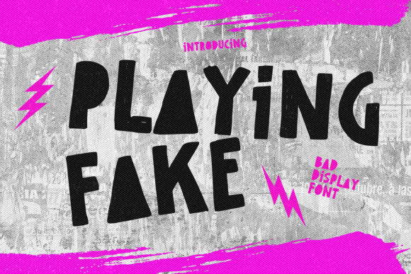 Playing Fake Font
