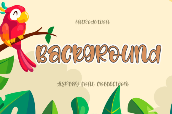 Background Font