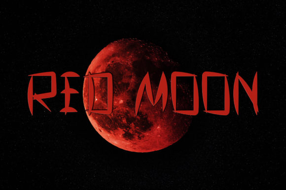 Red Moon Font