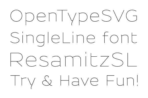 ResamitzSL Font