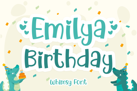Emilya Birthday Font