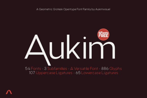Aukim Free Font