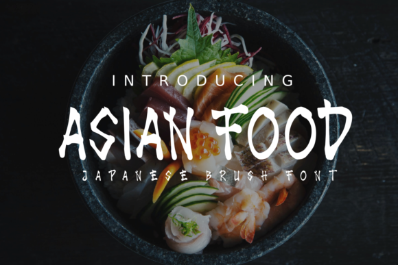 Asian Food Font