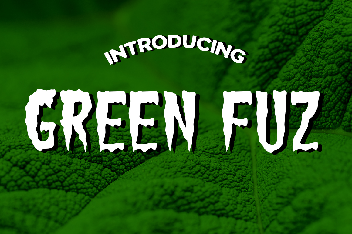 Green Fuz Font